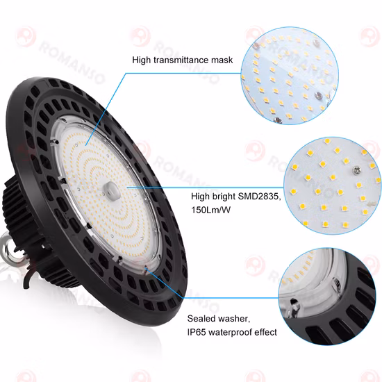 Pendente industrial IP65 Highbay LED 200W 500W UFO LED High Bay Light